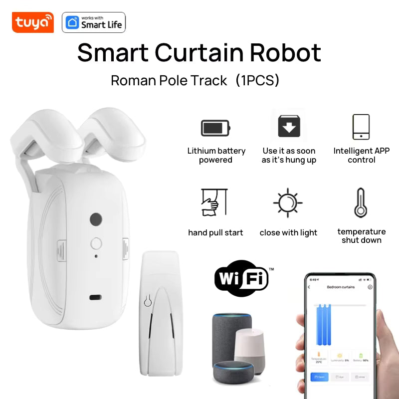 1/2PCS Tuya Smart Wifi Curtain Robot