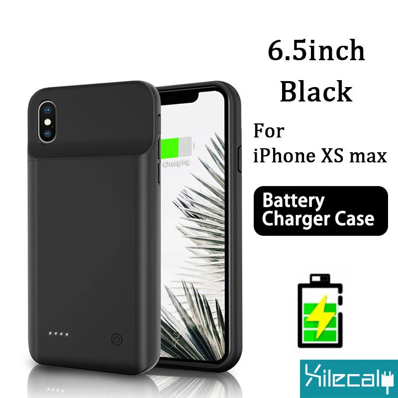 Xilecaly Ultra-Slim Battery Case for iPhone 15/14/13/12/XS/XR/7/8 Plus SE