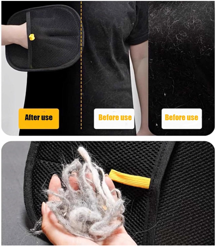 Pet Hair Remover, Pet Grooming Gloves
